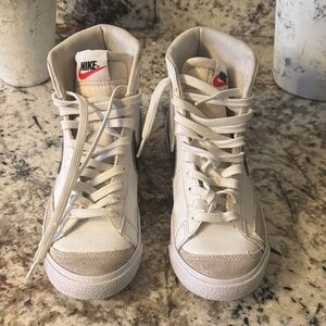Nike Women's Off-White High-Top Sneakers
